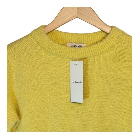Du Paradis Chloe Sweater in Yellow NWT - Picture 4 of 5